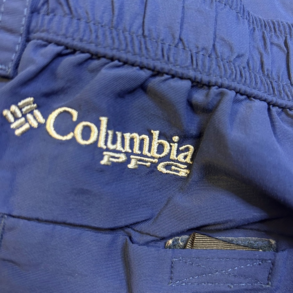 Men’s Columbia PFG Omni-Shade Navy Blue Fishing Shorts Size 34 6L - Picture 5 of 8